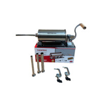 Шприц ковбасний горизонтальний на 3 кг, Vanessa KY-2006PA насадки з нержавіючої сталі Колбасница Vanessa 3кг