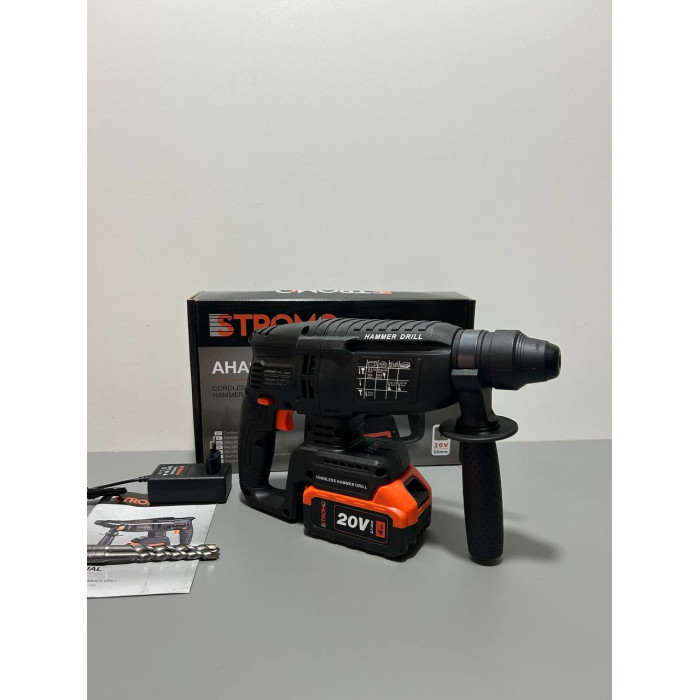 Акумуляторний перфоратор Stromo AHA20 (безщітковий, з АКБ та ЗУ)