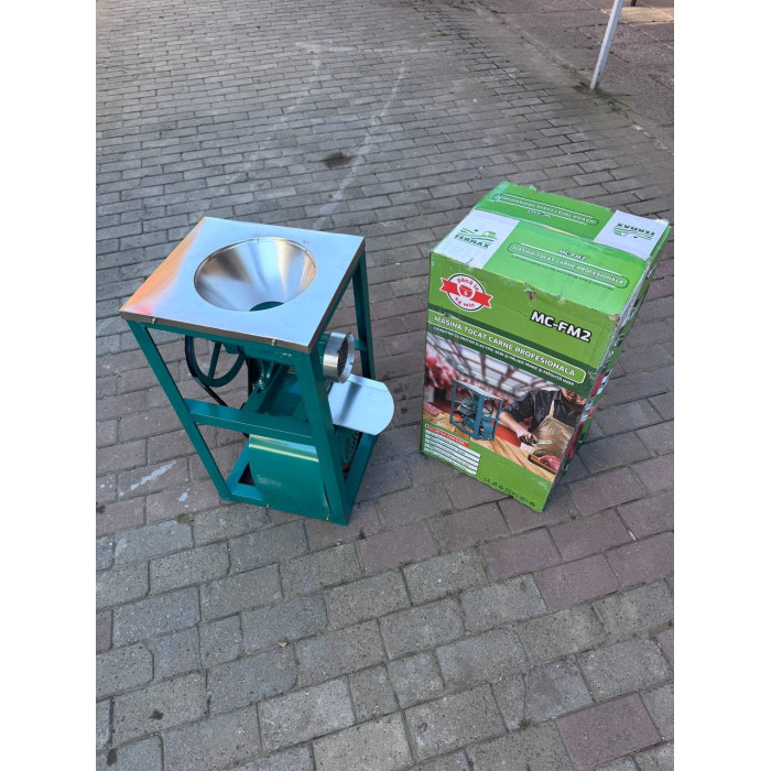 М'ясорубка №32 Fermax MC-FM2 з електродвигуном, металевою рамою, великим вороном, нержавіючою платформою