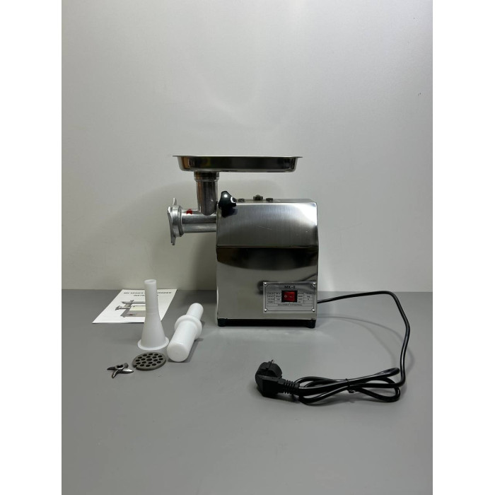 Електрична м'ясорубка МК-8 промислова професійна 220 вольт 2 ножі 2 сітки в комплекті