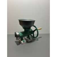 Чавунна м'ясорубка 32, промислова, ручна зі шківом під електродвигун