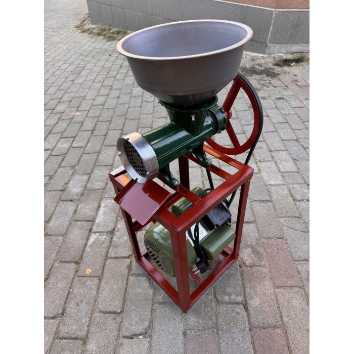 М'ясорубка чугунна електрична 32 Румунія костедробілка промислова м'ясорубка з мотором