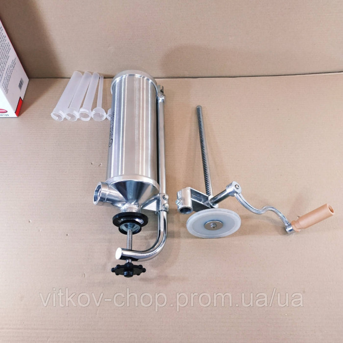 Шприц ковбасний вертикальний 2.5 кг, Vanessa KY-2005C 2.5 кг, Шприц для ковбас