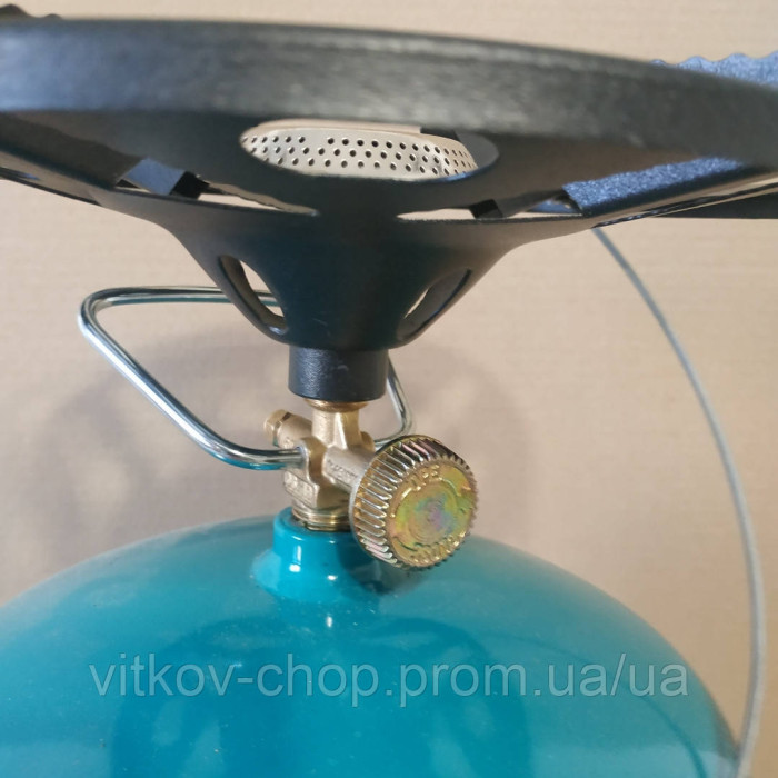 Газовий пальник для польських (Євро) балонів Nurgaz з антипригарним покриттям 2200 Вт 23 см