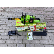 Акумуляторна ланцюгова пилка Procraft PCA 40/2 з 4А і ЗП