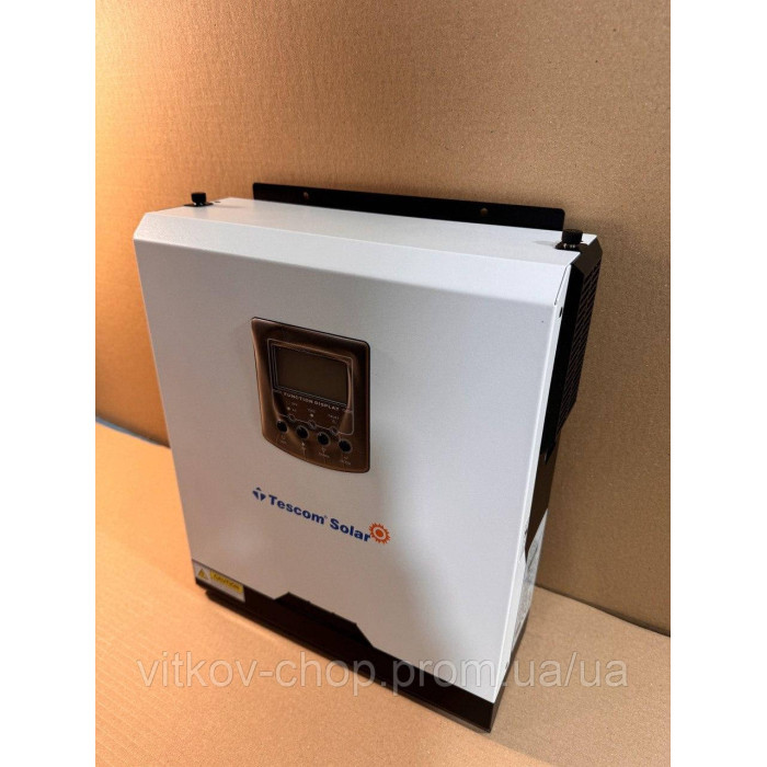 Гібридний сонячний інвертор Tescom 3кВт 24V MPPT (VM 3000)