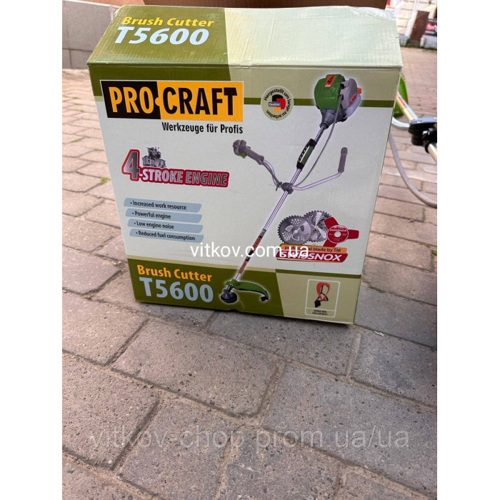 Бензокоса 4-x тактна Procraft T-5600 мотокоса