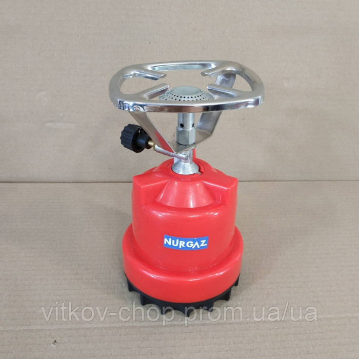 Газовий пальник NG132-4 Nurgaz + регулювання полум'я під балони Vita Gas