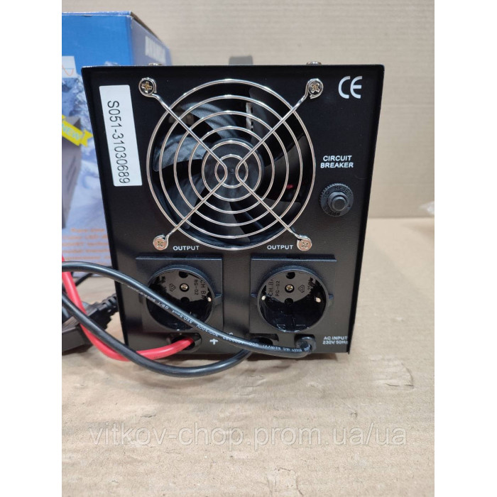 Джерело безперебійного живлення типу ДБЖ (UPS) Avansa-500W 800Va/12v