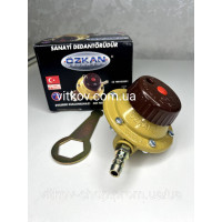 Редуктор для газового баллона с регулюванням тиску Турецький ,(Ozkan
оригінал)