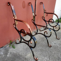 Ковані боковини для лавки ( з трьох частин декор)