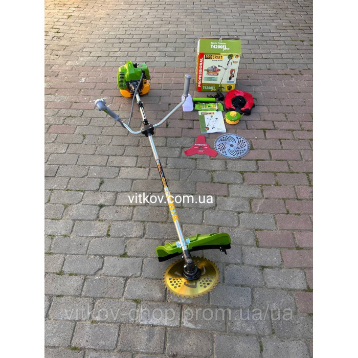 Мотокоса T4200EL Electro Starter (бензокоса/тример/кущоріз/коса бензинова)