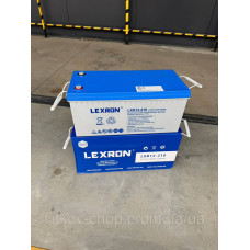 Акумуляторна батарея Lexron LXR-12-210 GEL 12V 210 Ah 59.5kg гелевий акумулятор тяговий 200а Є ОПТ
