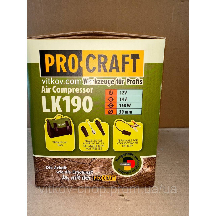 Повітряний компресор Procraft LK190