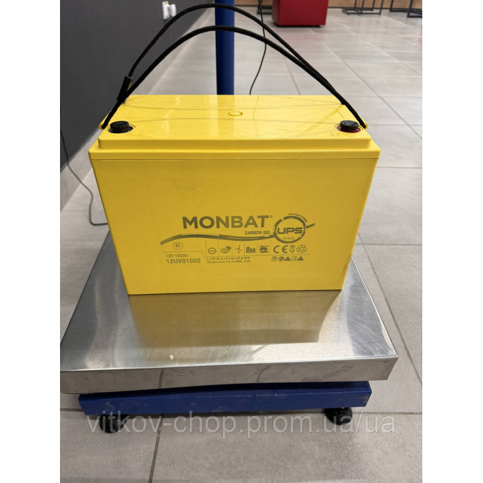 Гелевий акумулятор тяговий Monbat 12UVG1000 12V100Ah