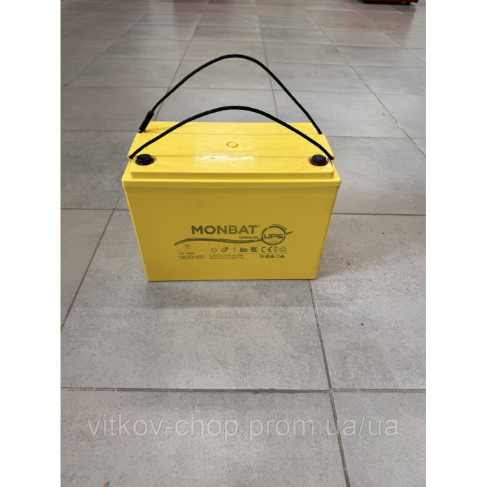 Гелевий акумулятор тяговий Monbat 12UVG1000 12V100Ah