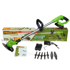 Акумуляторна коса Procraft PTA24 2акб і зп ( акумуляторний тример )