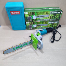 Насадка пила на болгарку (sadovod) + болгарка (makita 840W) 2в1